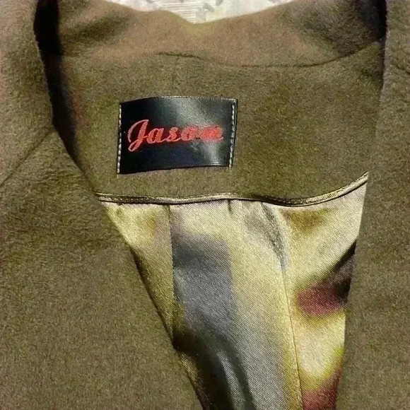 Olive‎ green Jason fully-lined coat - Picture 3 of 6